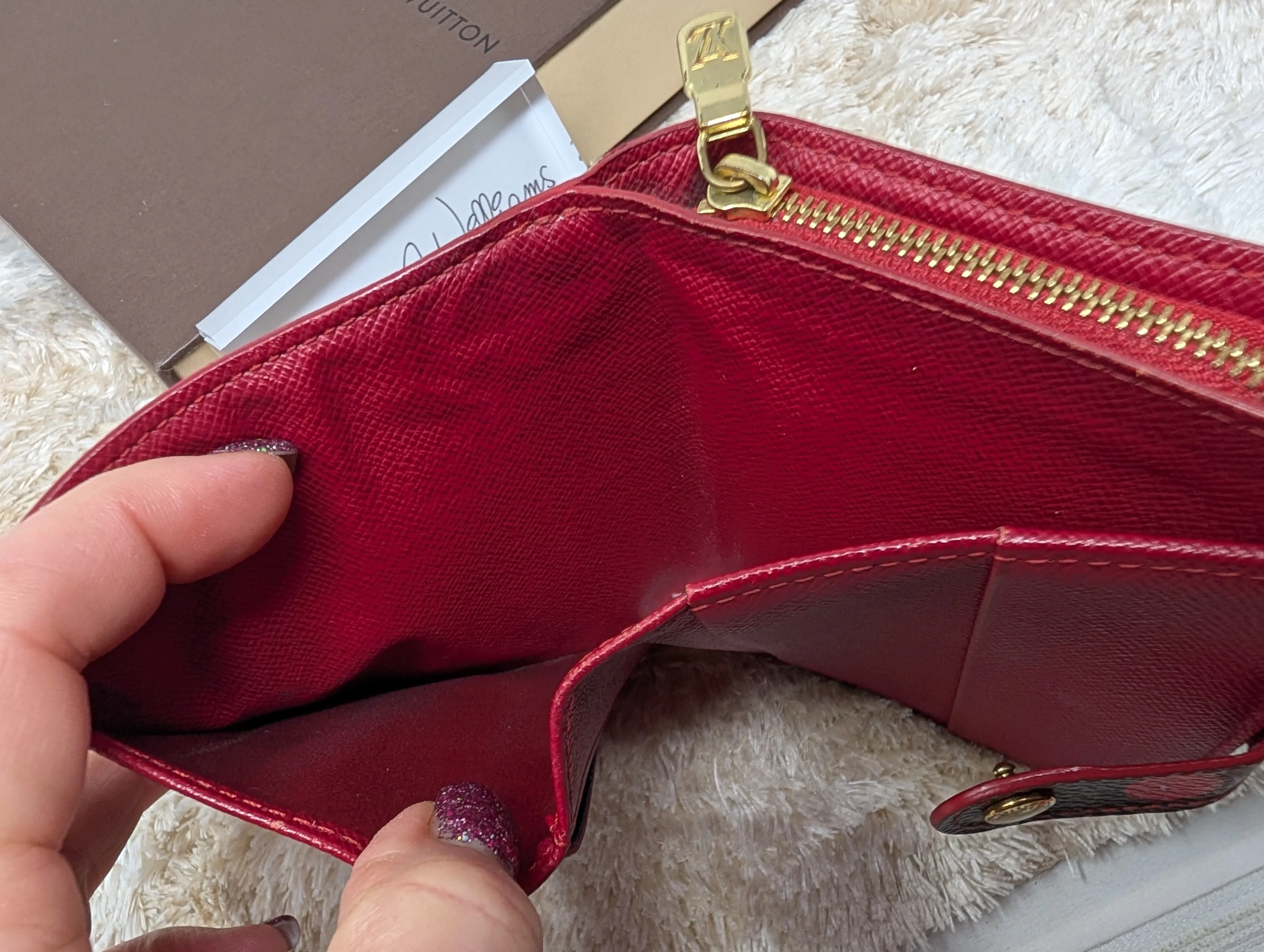 LOUIS VUITTON LIMITED CHERRIES COMPACT WALLET