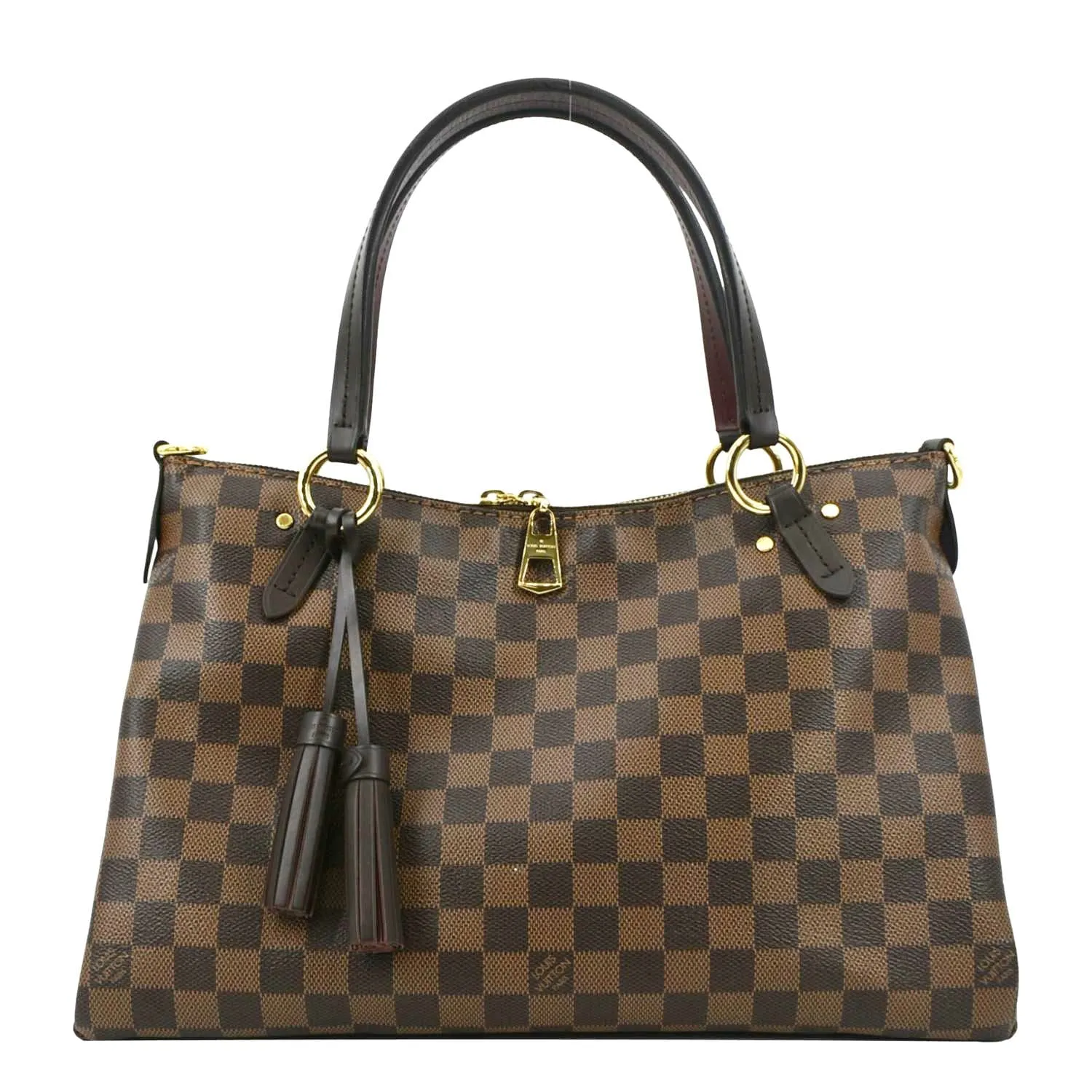 LOUIS VUITTON Lymington Damier Ebene Shoulder Bag Brown