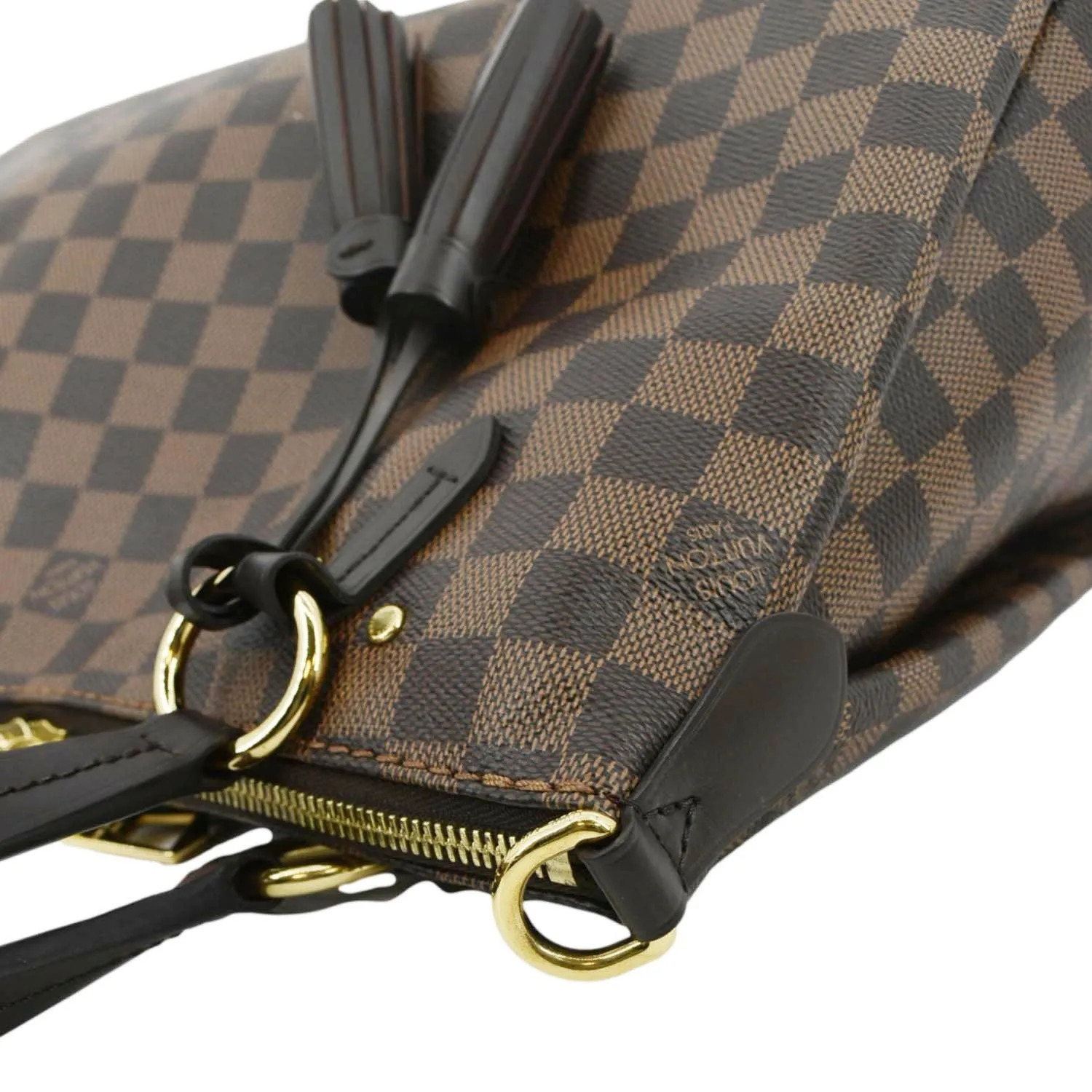 LOUIS VUITTON Lymington Damier Ebene Shoulder Bag Brown