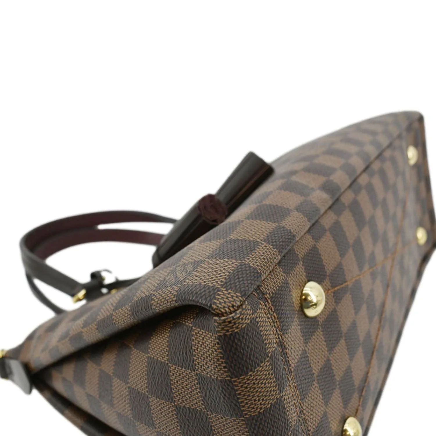 LOUIS VUITTON Lymington Damier Ebene Shoulder Bag Brown