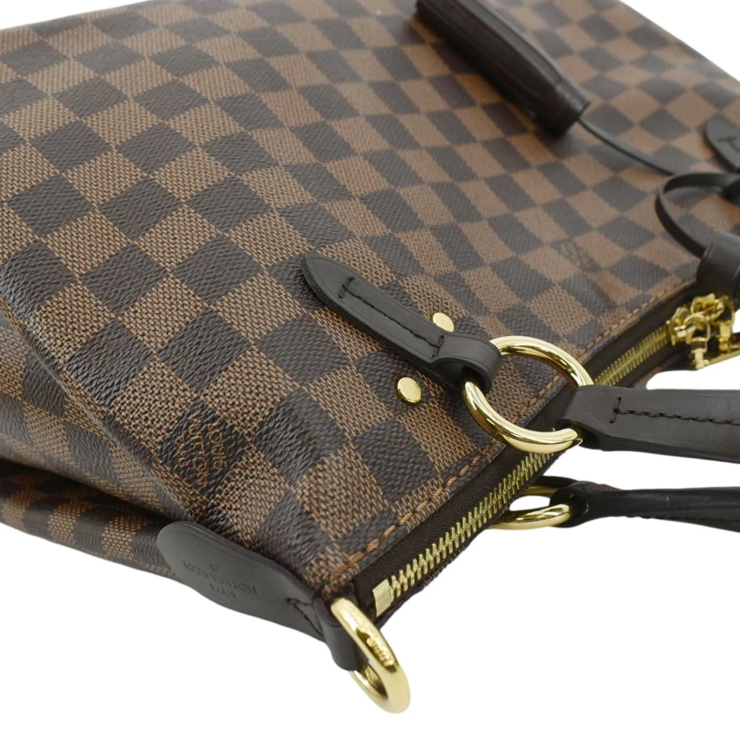 LOUIS VUITTON Lymington Damier Ebene Shoulder Bag Brown