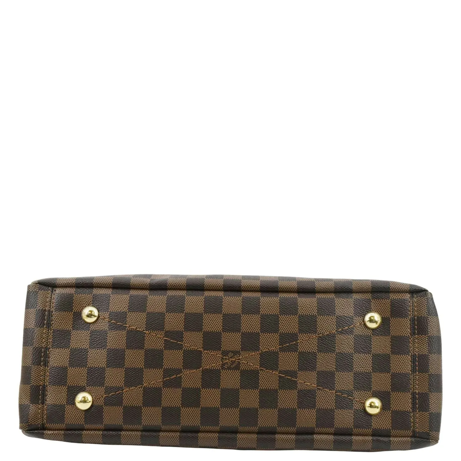 LOUIS VUITTON Lymington Damier Ebene Shoulder Bag Brown