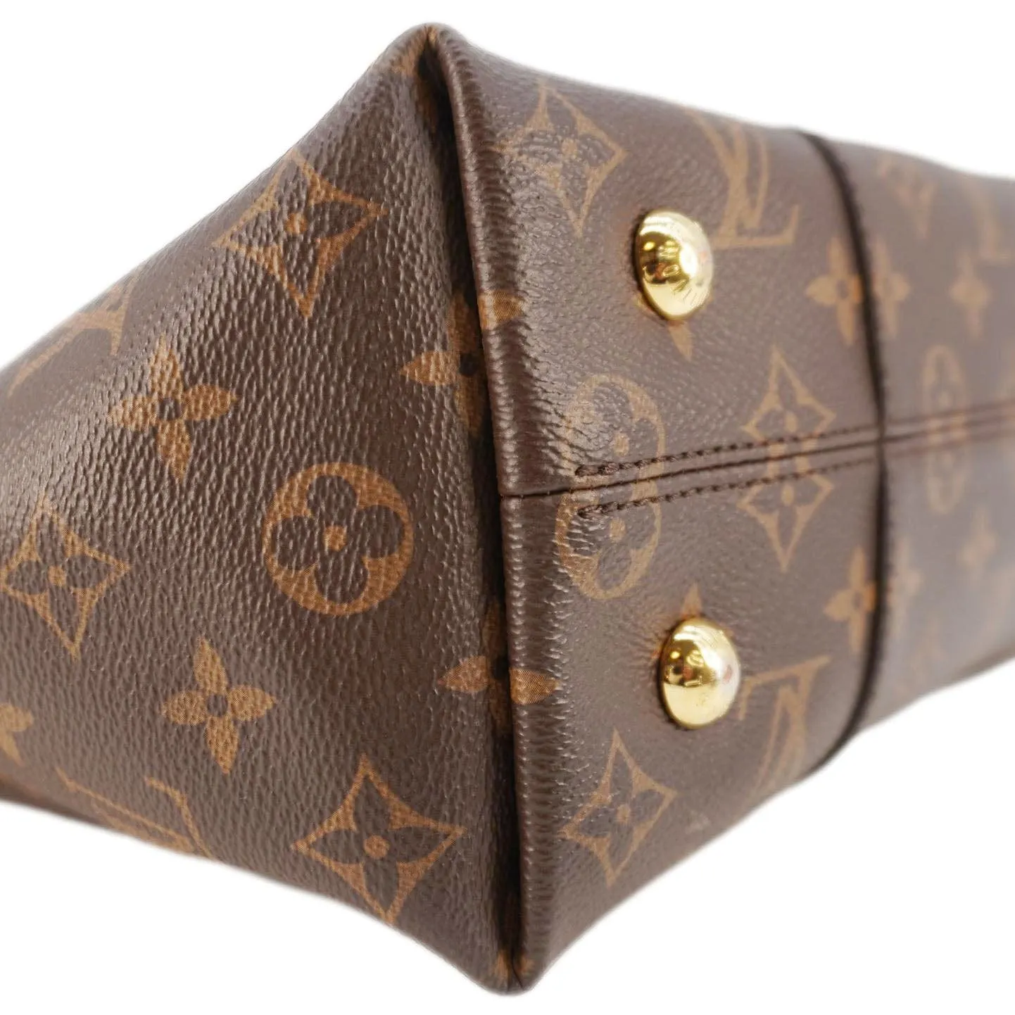 LOUIS VUITTON Melie Monogram Canvas Hobo Bag Brown