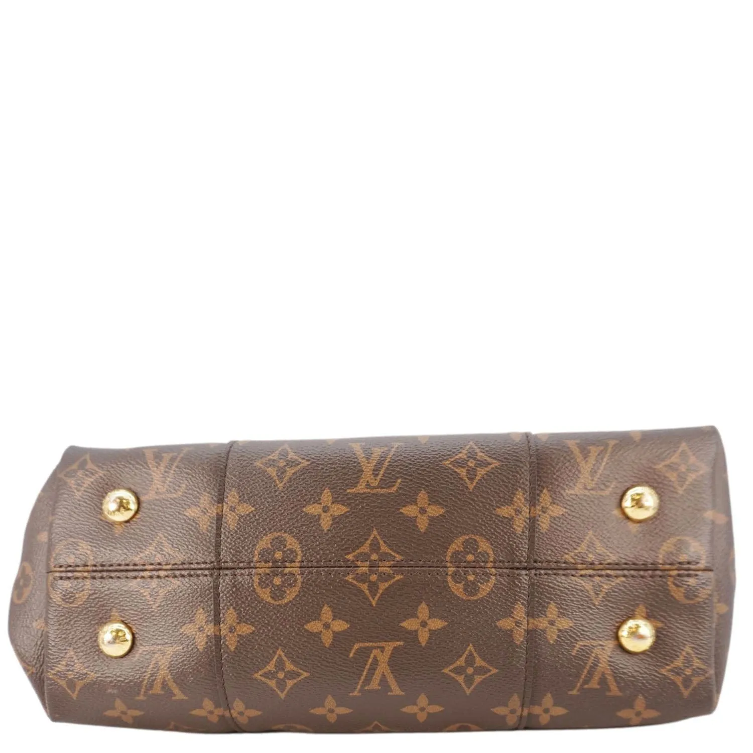 LOUIS VUITTON Melie Monogram Canvas Hobo Bag Brown