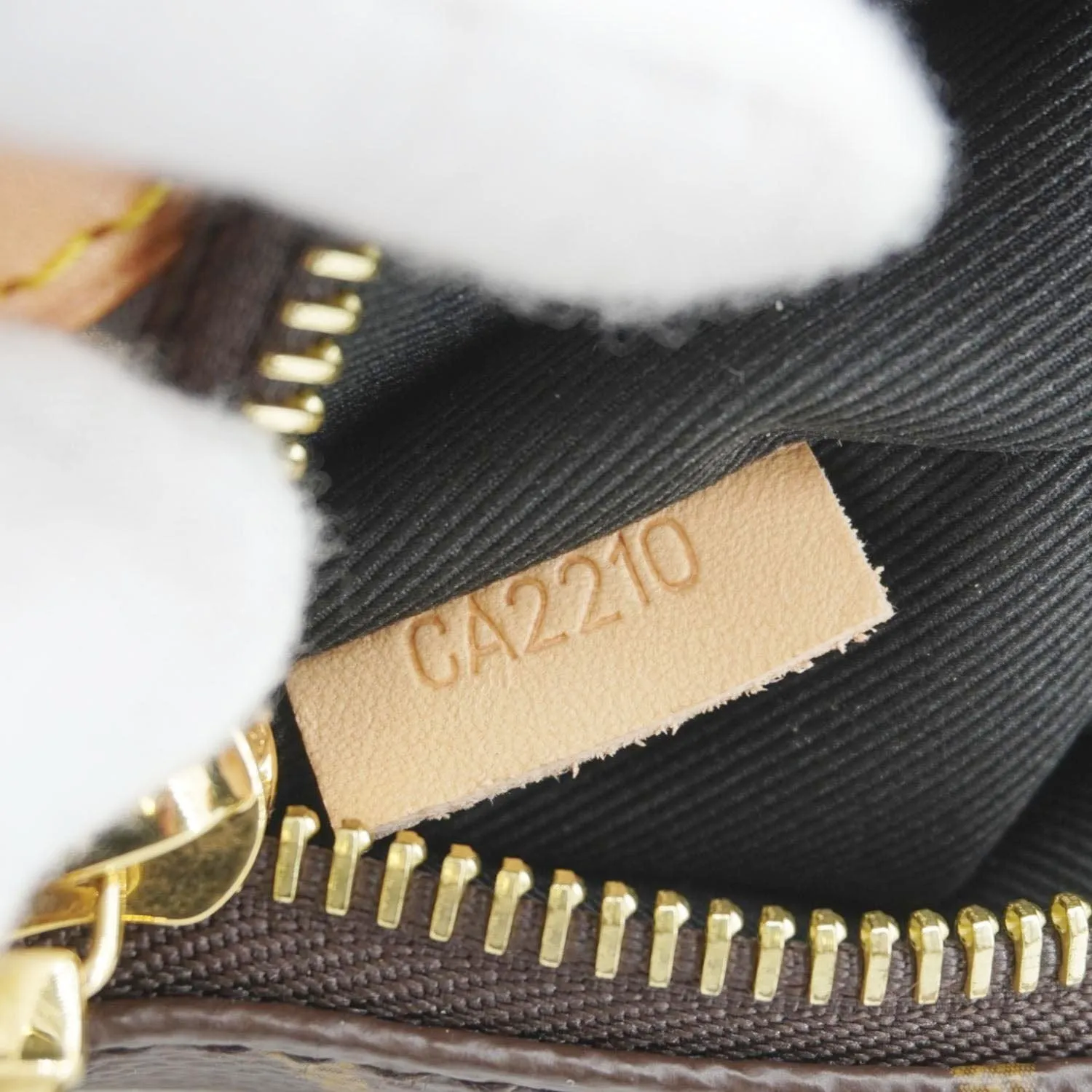 LOUIS VUITTON Monogram Canvas Bumbag Brown