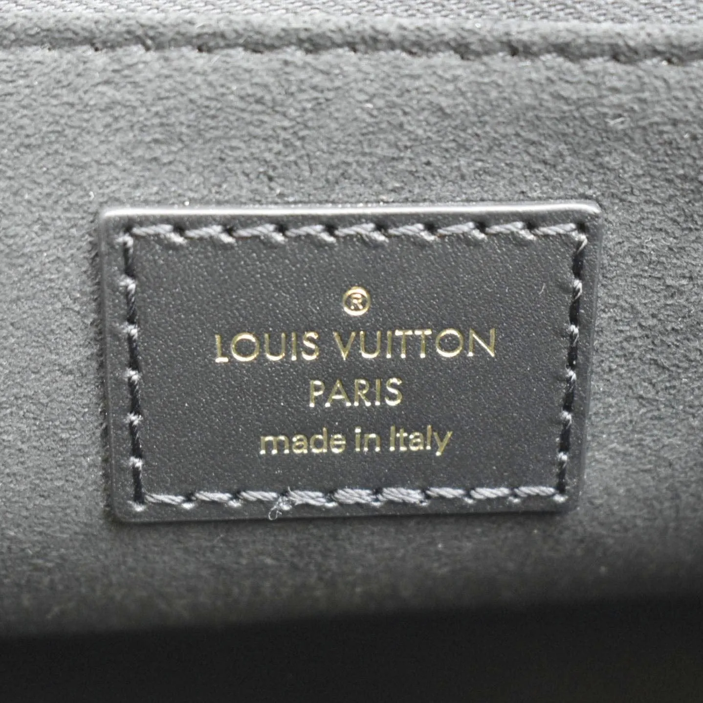 LOUIS VUITTON Vavin PM Damier Ebene Crossbody Bag Black