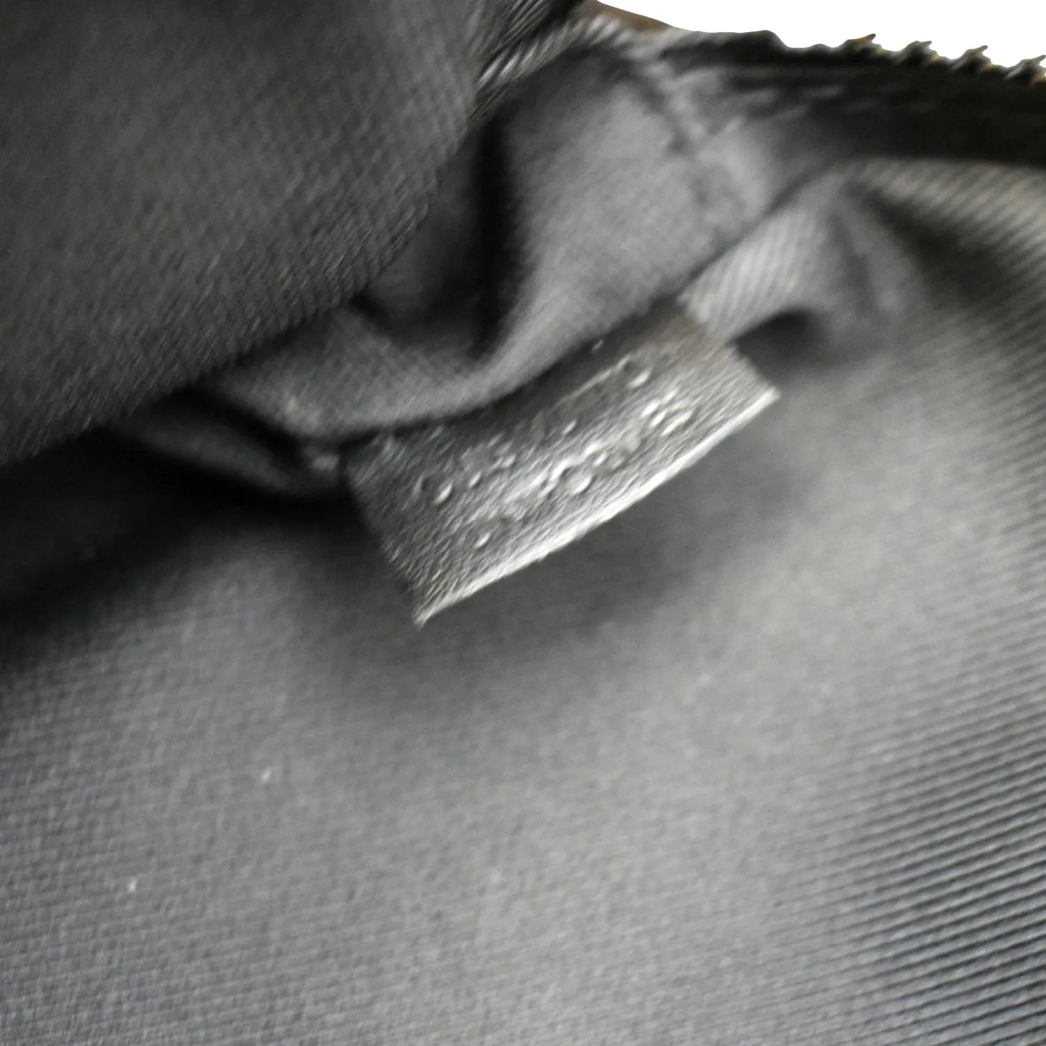 LOUIS VUITTON Volga Monogram Empreinte Chain Pochette Bum Bag Black