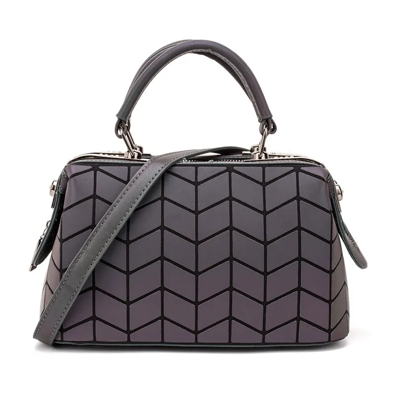 Luminous Geometric Handbags