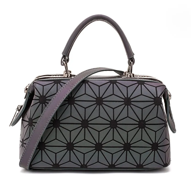 Luminous Geometric Handbags