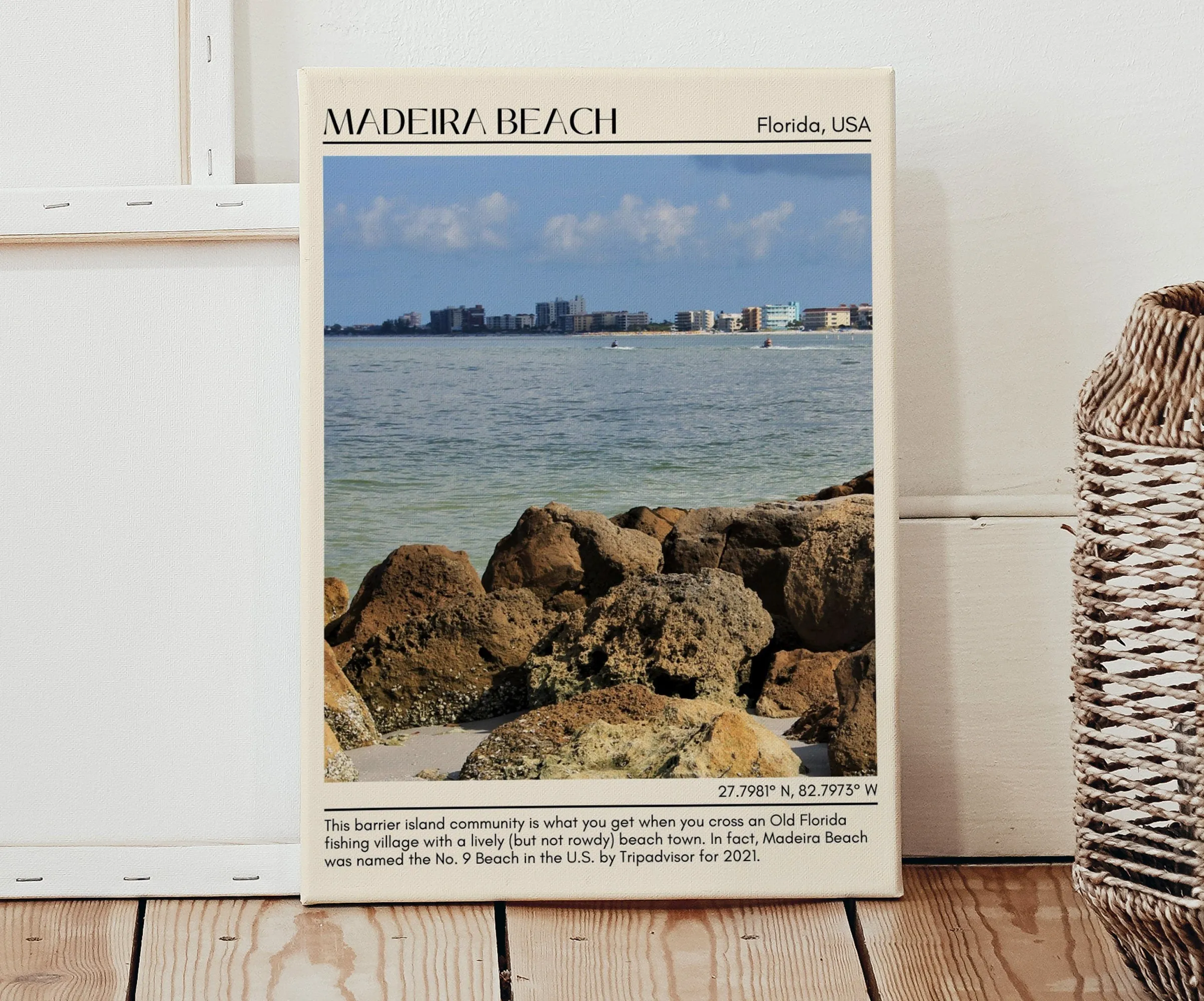 Madeira Beach Wall Canvas, USA