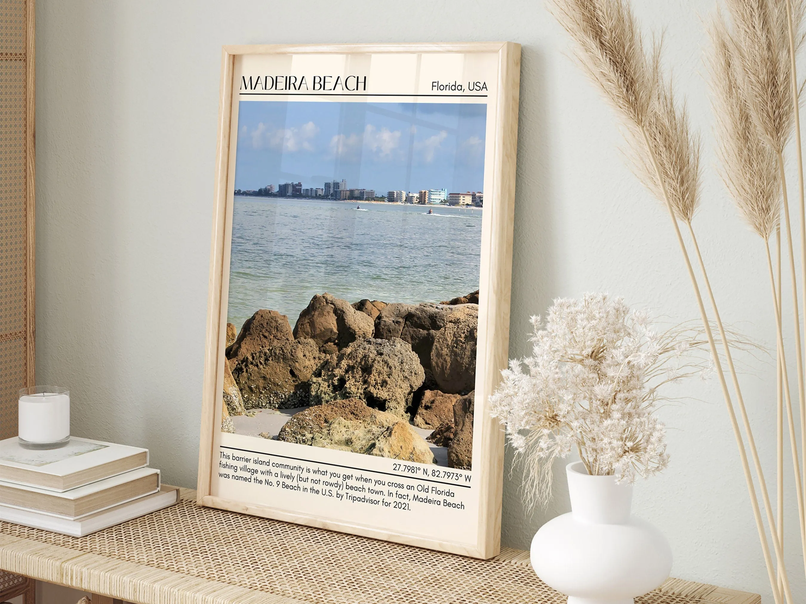 Madeira Beach Wall Canvas, USA
