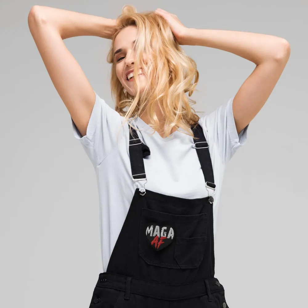 MAGA AF Embroidered Heart Patch