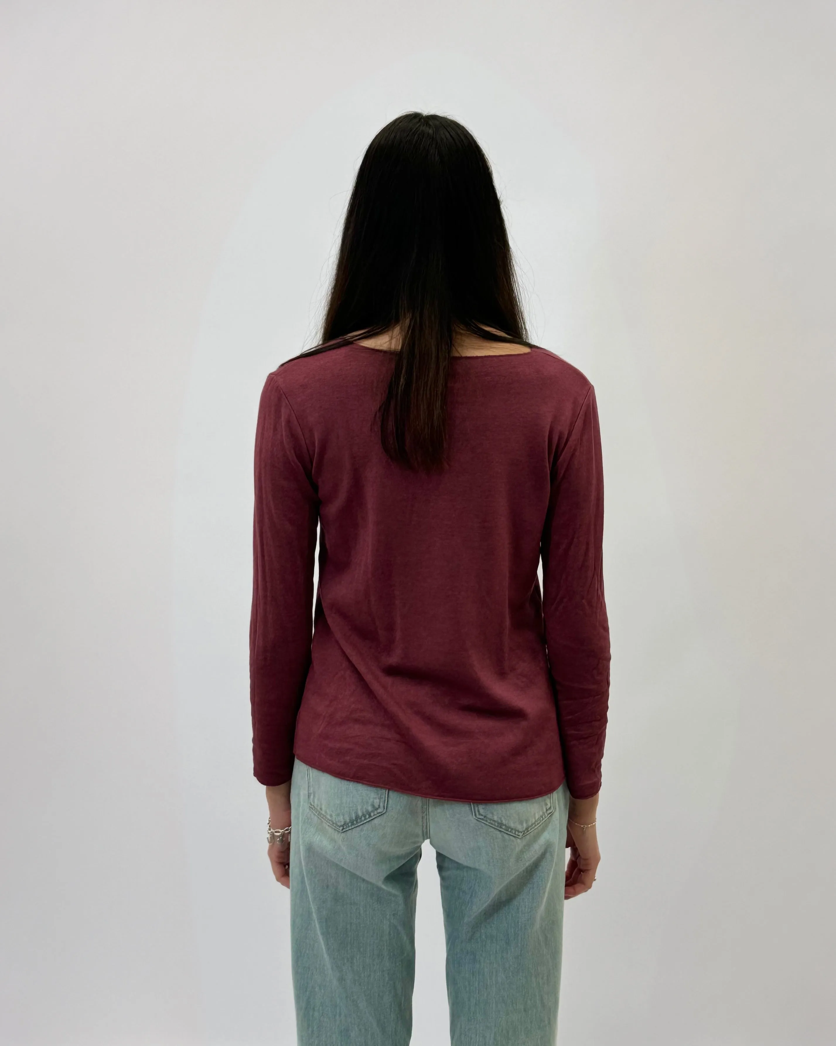 Maglia felpata basic