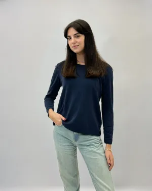 Maglia felpata basic