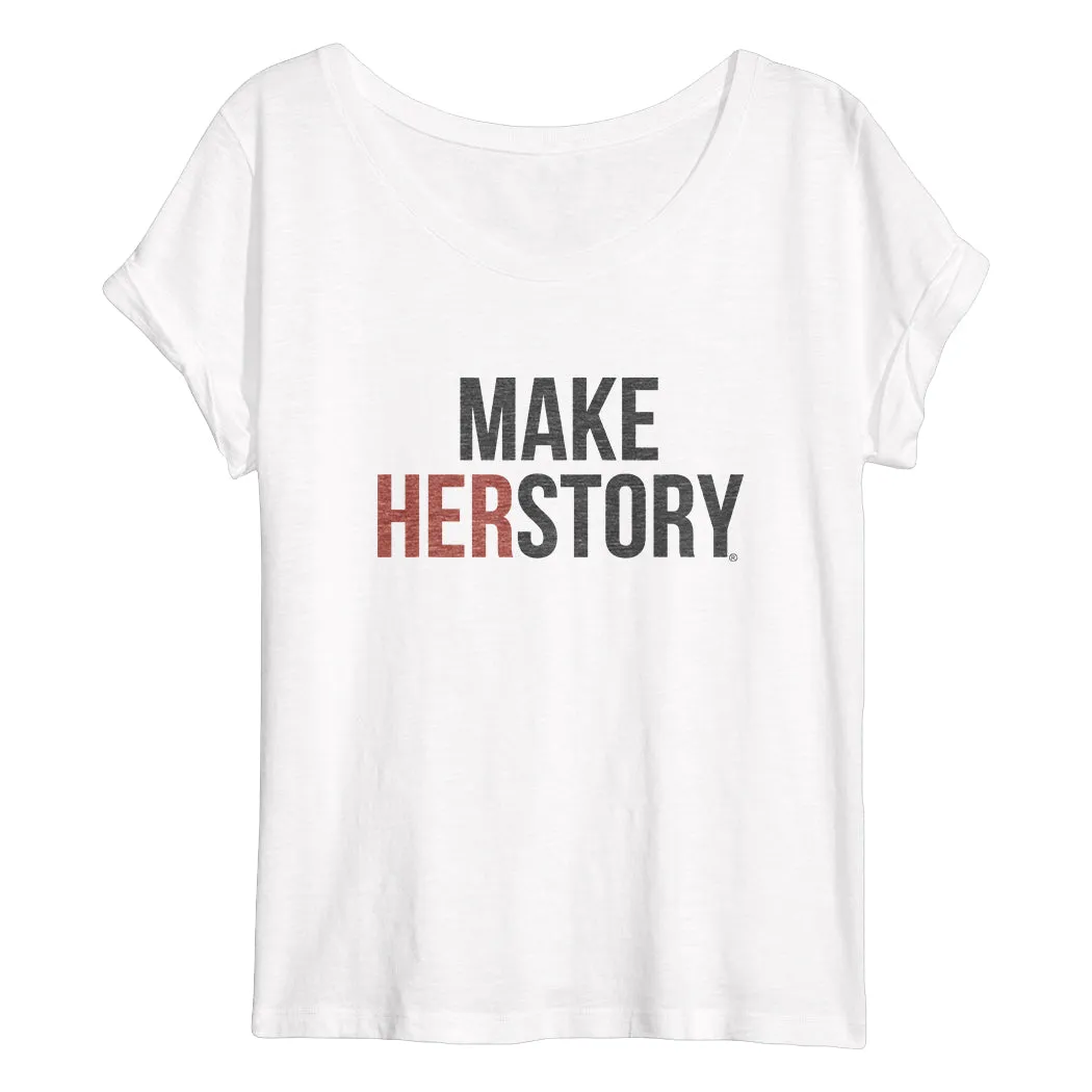 MAKE HERSTORY® Flowy Women's T-Shirt