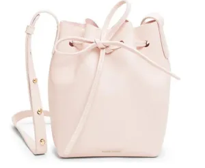 MANSURSTUDIOS bucket bag, mansur women split leather shoulder bag