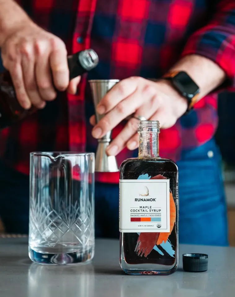 Maple Cocktail Syrup - Smoked Maple Fashioned