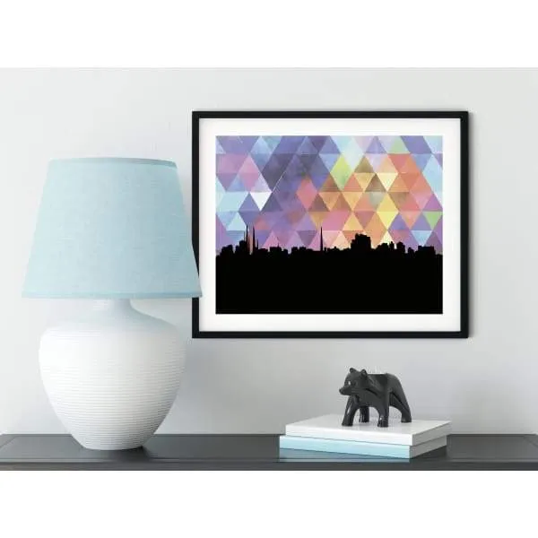 Maracaibo, Venezuela geometric skyline