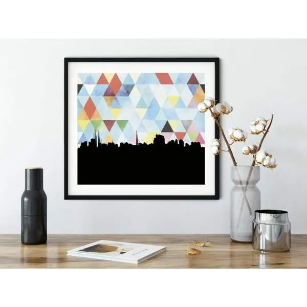 Maracaibo, Venezuela geometric skyline