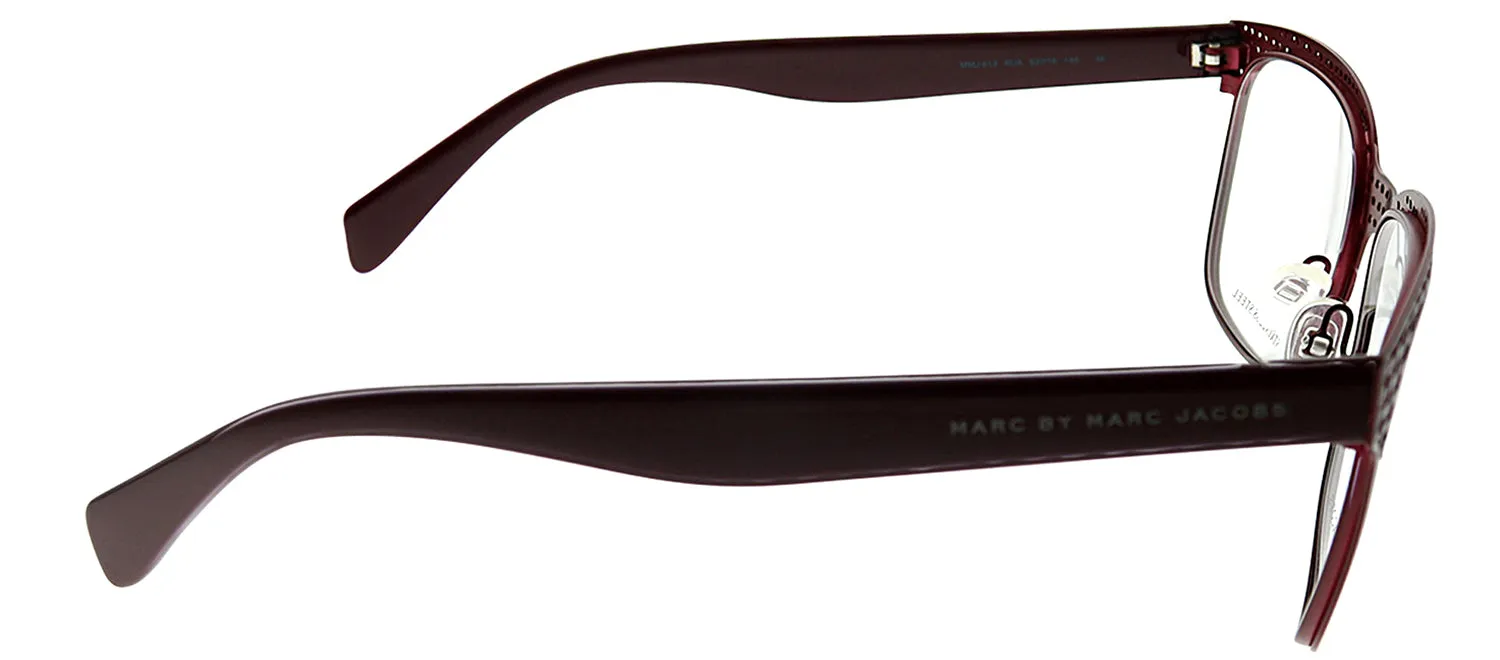 Marc by Marc Jacobs MMJ 613 KUA Square Metal Brown Eyeglasses with Demo Lens