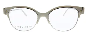 Marc Jacobs 38777 U5C Cat-Eye Plastic Gold Eyeglasses with Logo Stamped Demo Lenses