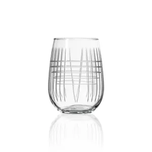 Matchstick Stemless Wine Glass 17oz