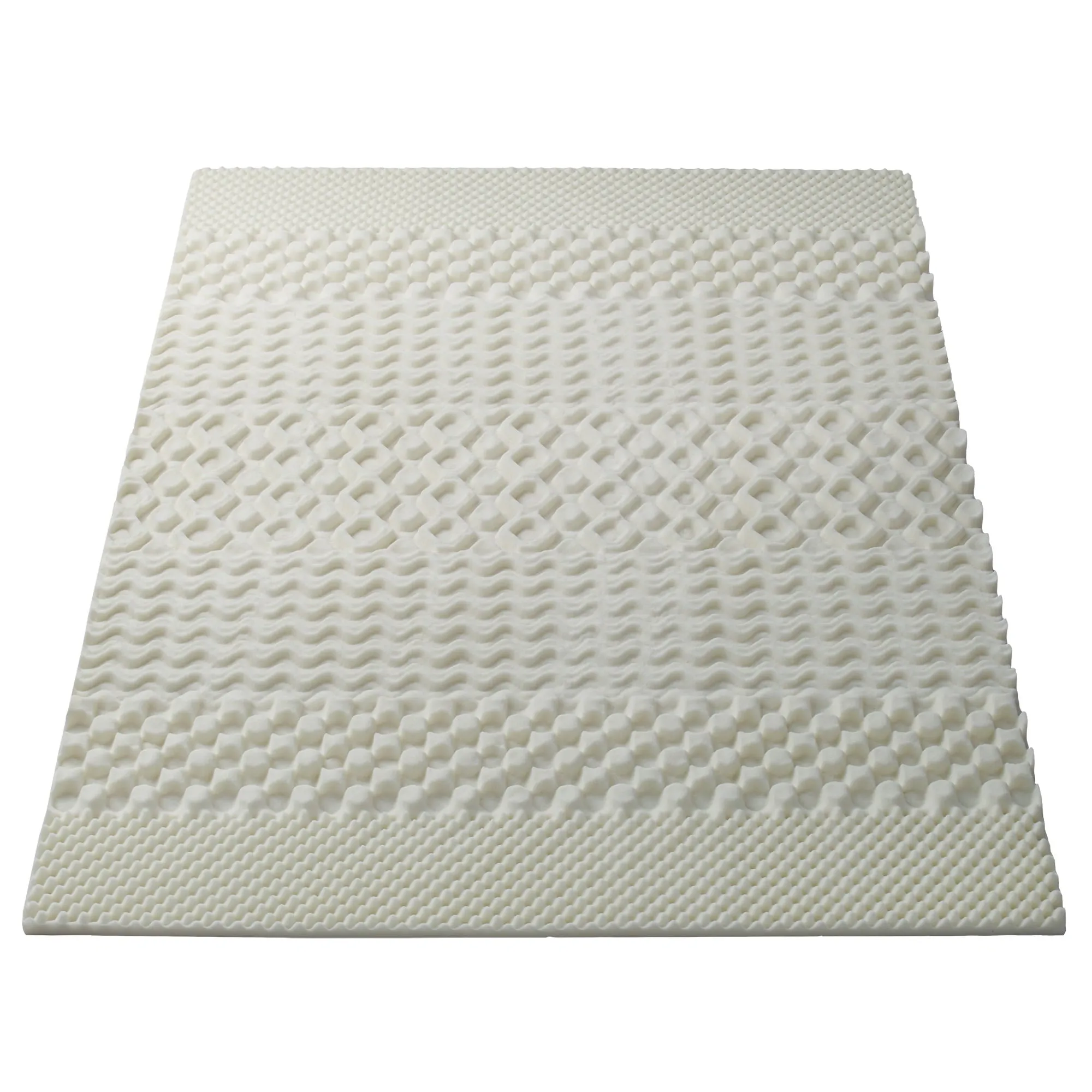 Mattress Foam Topper Pad Memory Twin XL Size Bed, 1.25 inch, 7-Zone NEW