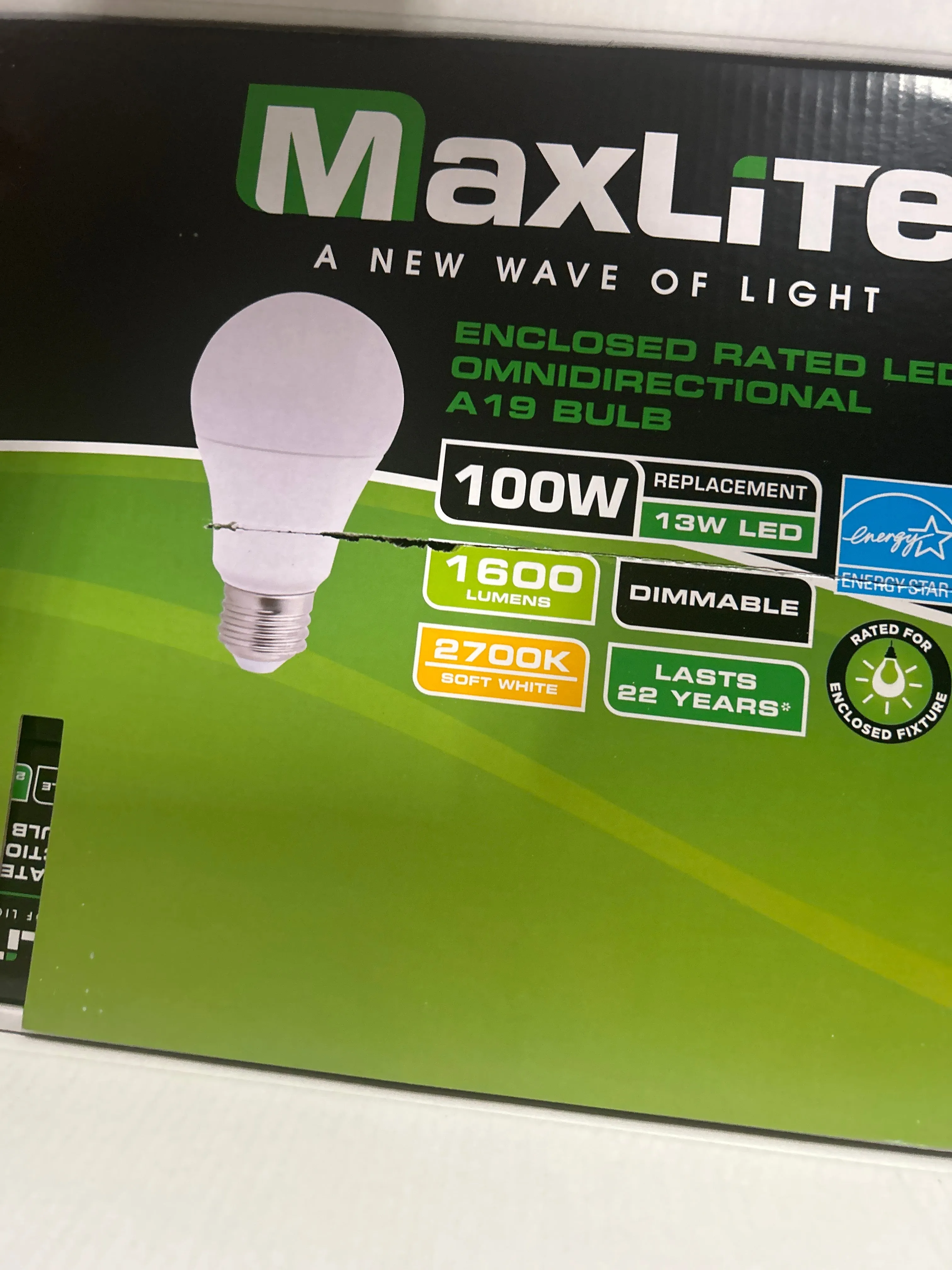 MaxLite E13A19D27/4P/WS1S