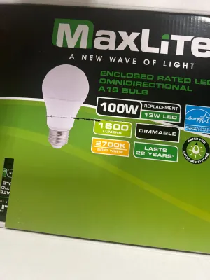 MaxLite E13A19D27/4P/WS1S