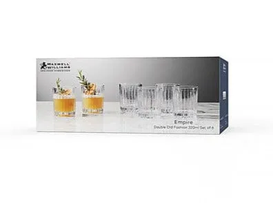Maxwell & Williams default Double Old Fashion Set of 6 320ml MQ0006