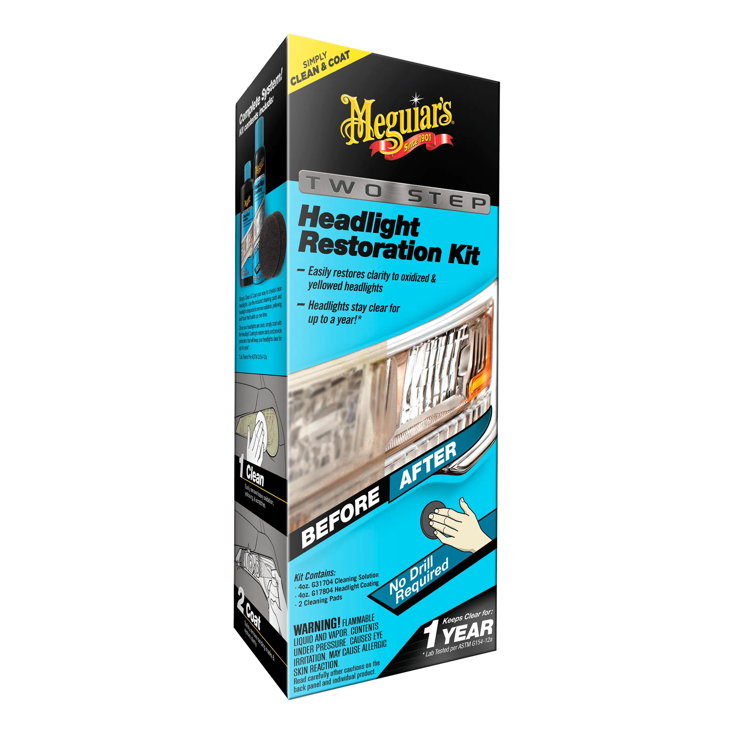 Meguiar's Two Step Headlight Restoration Kit - G2970