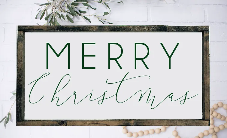 Merry Christmas Large