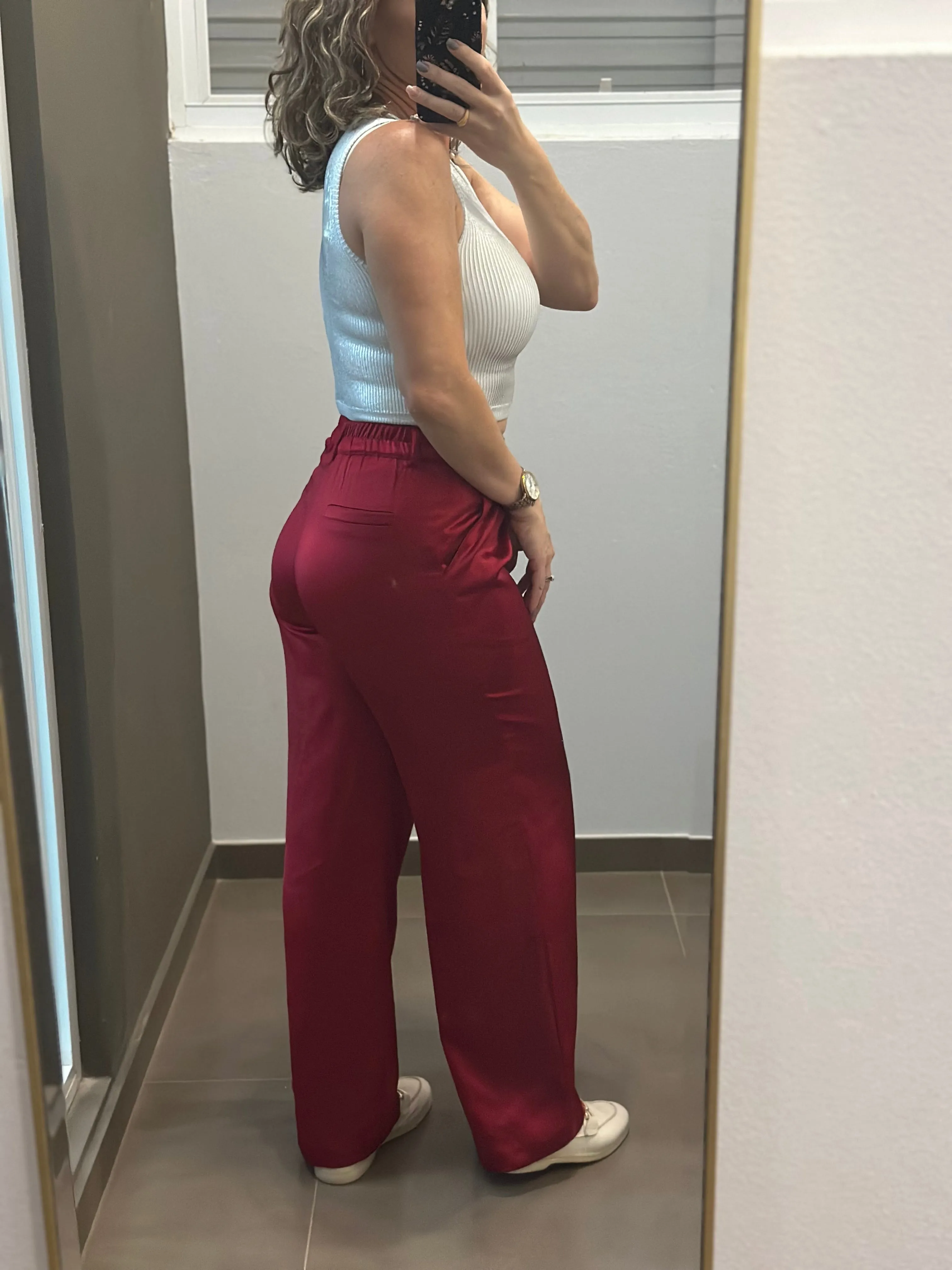 Metallic Basic Top