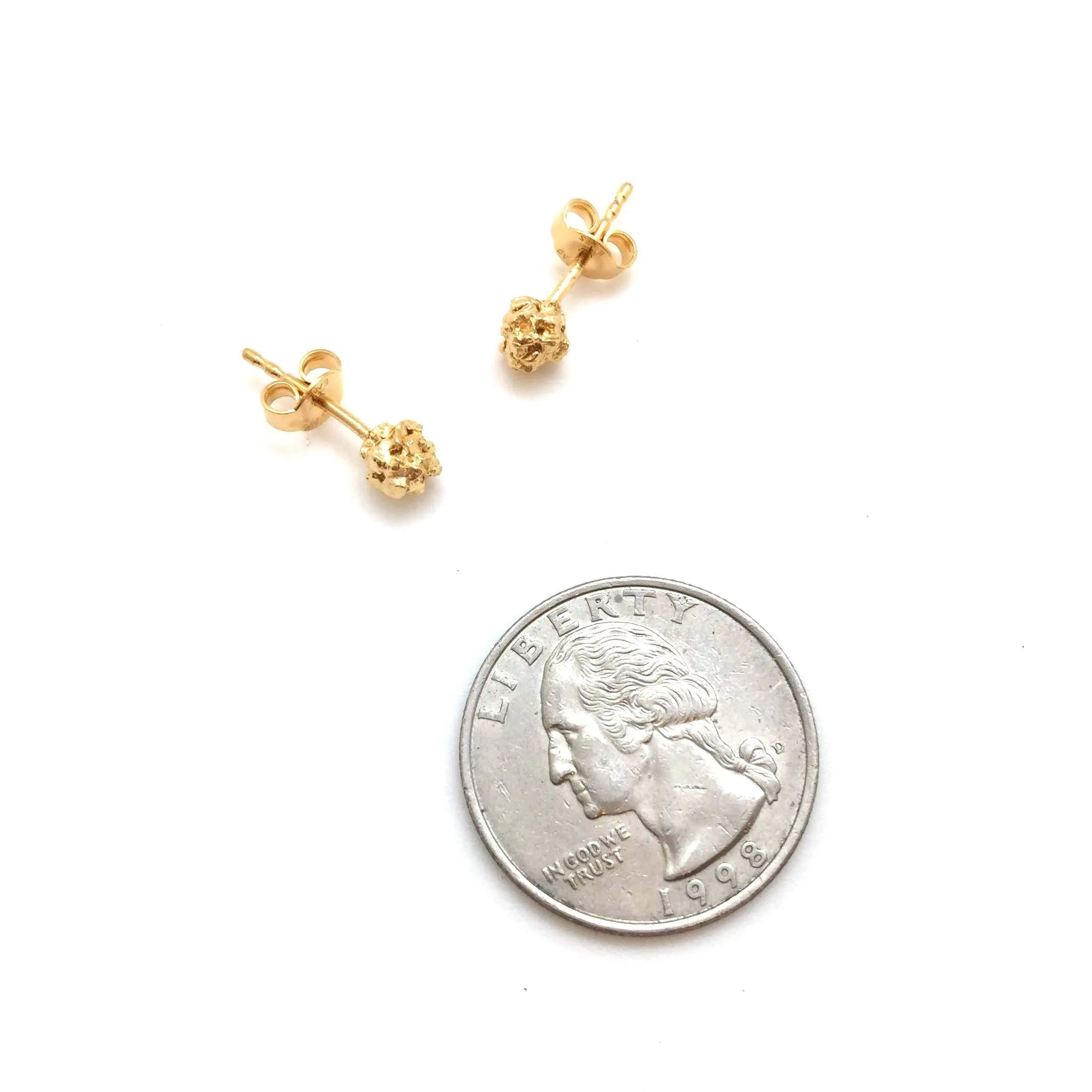 Mini Gold Cluster Studs