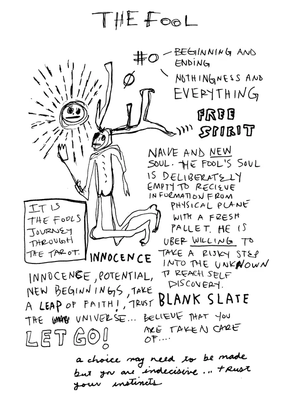 MISFIT Holly Simple Tarot Illustrated Guidebook