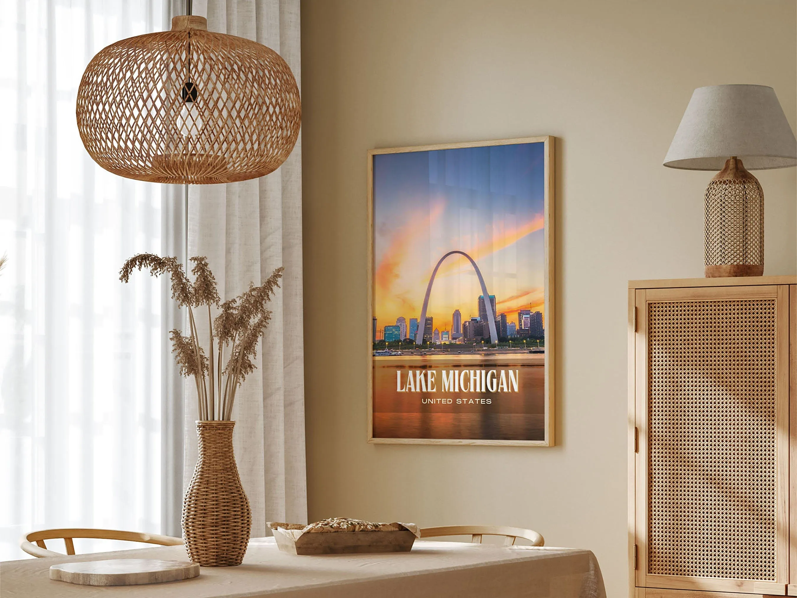 Missouri Retro Wall Art, USA