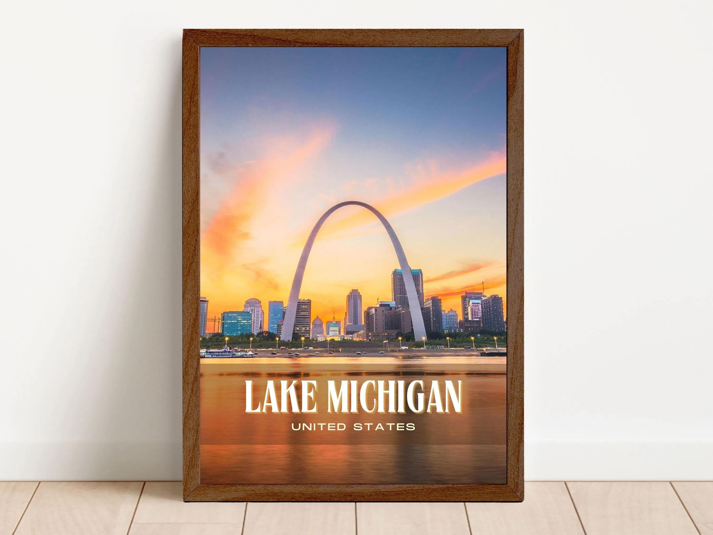 Missouri Retro Wall Art, USA