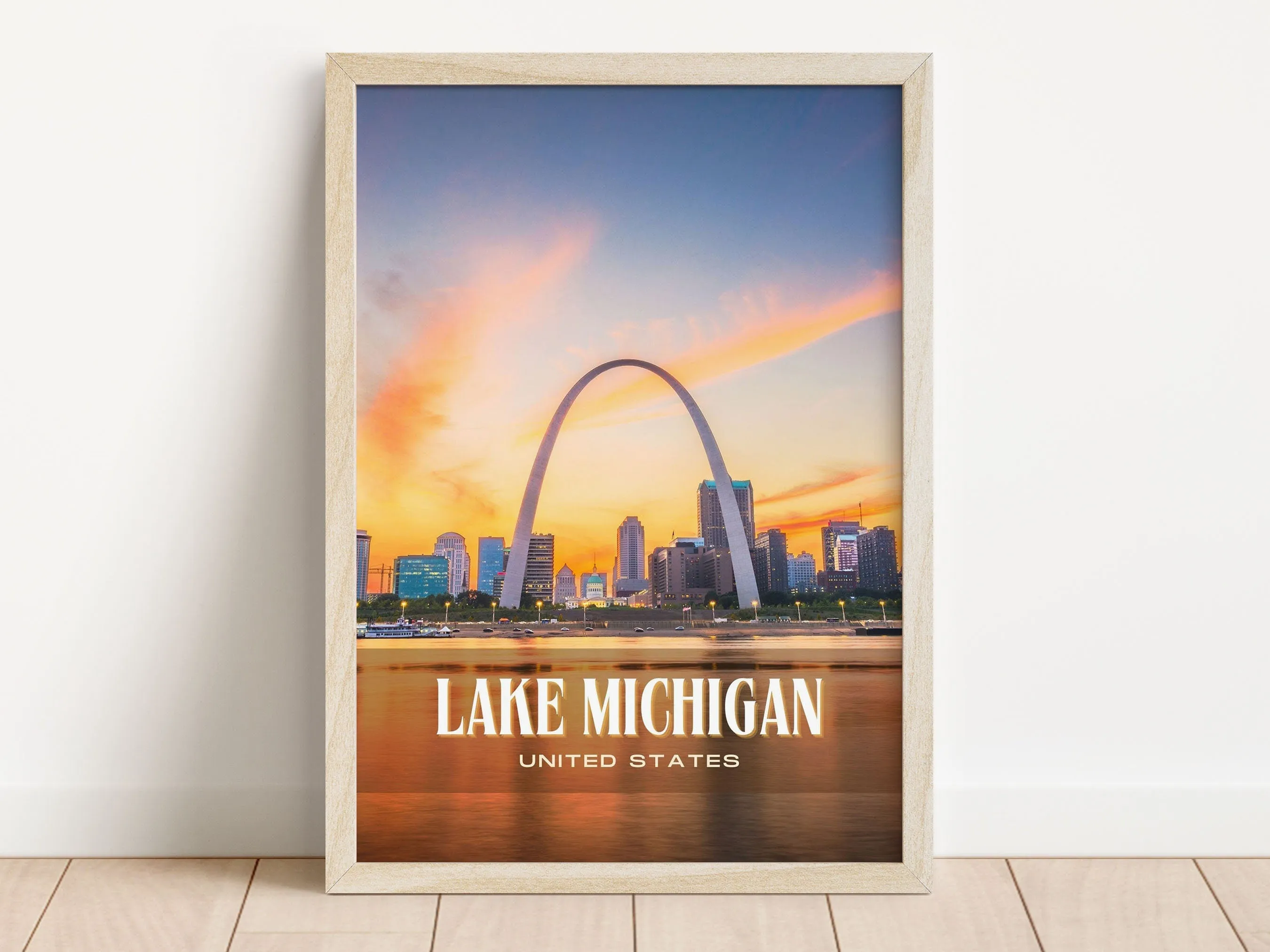 Missouri Retro Wall Art, USA