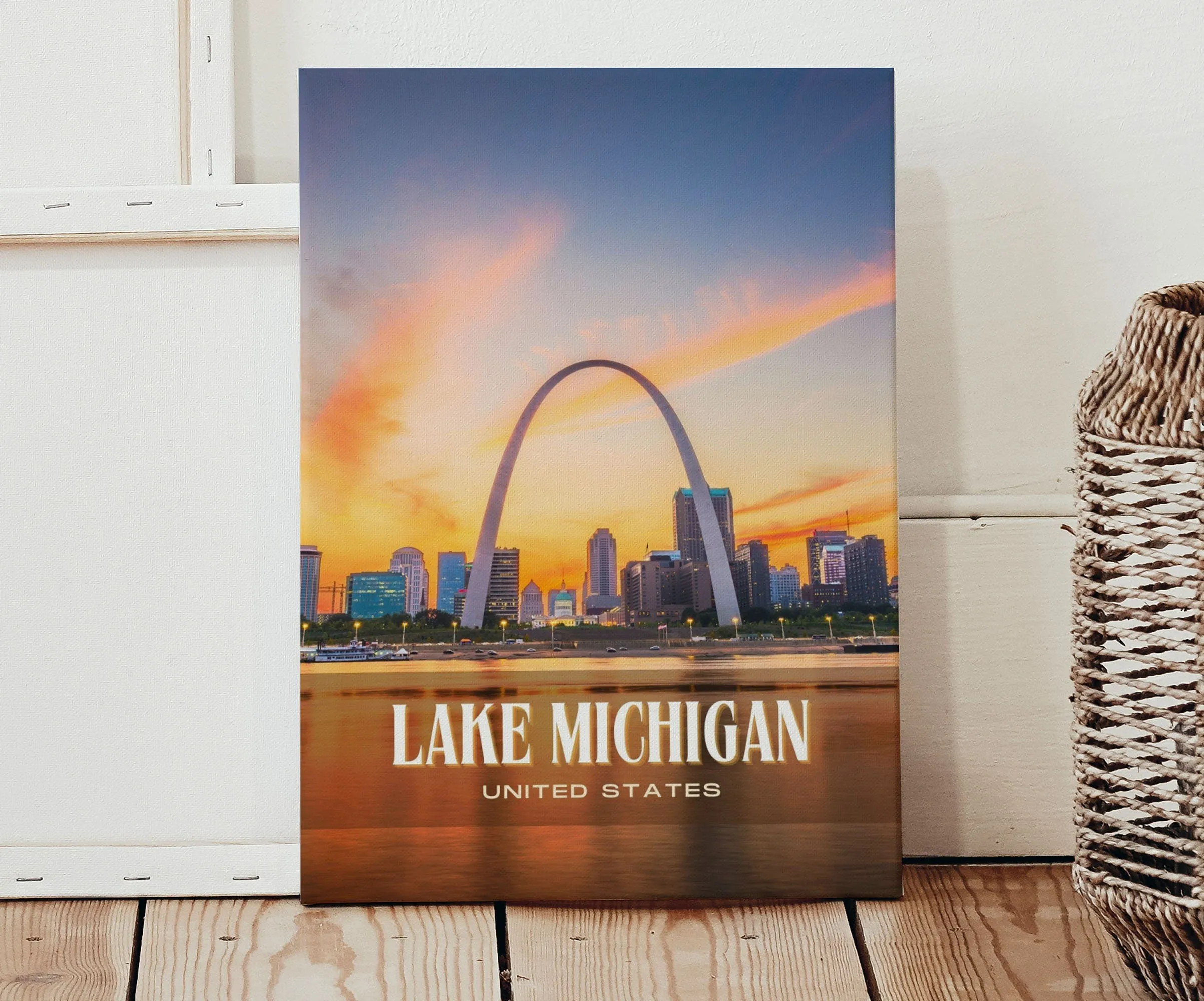 Missouri Retro Wall Art, USA