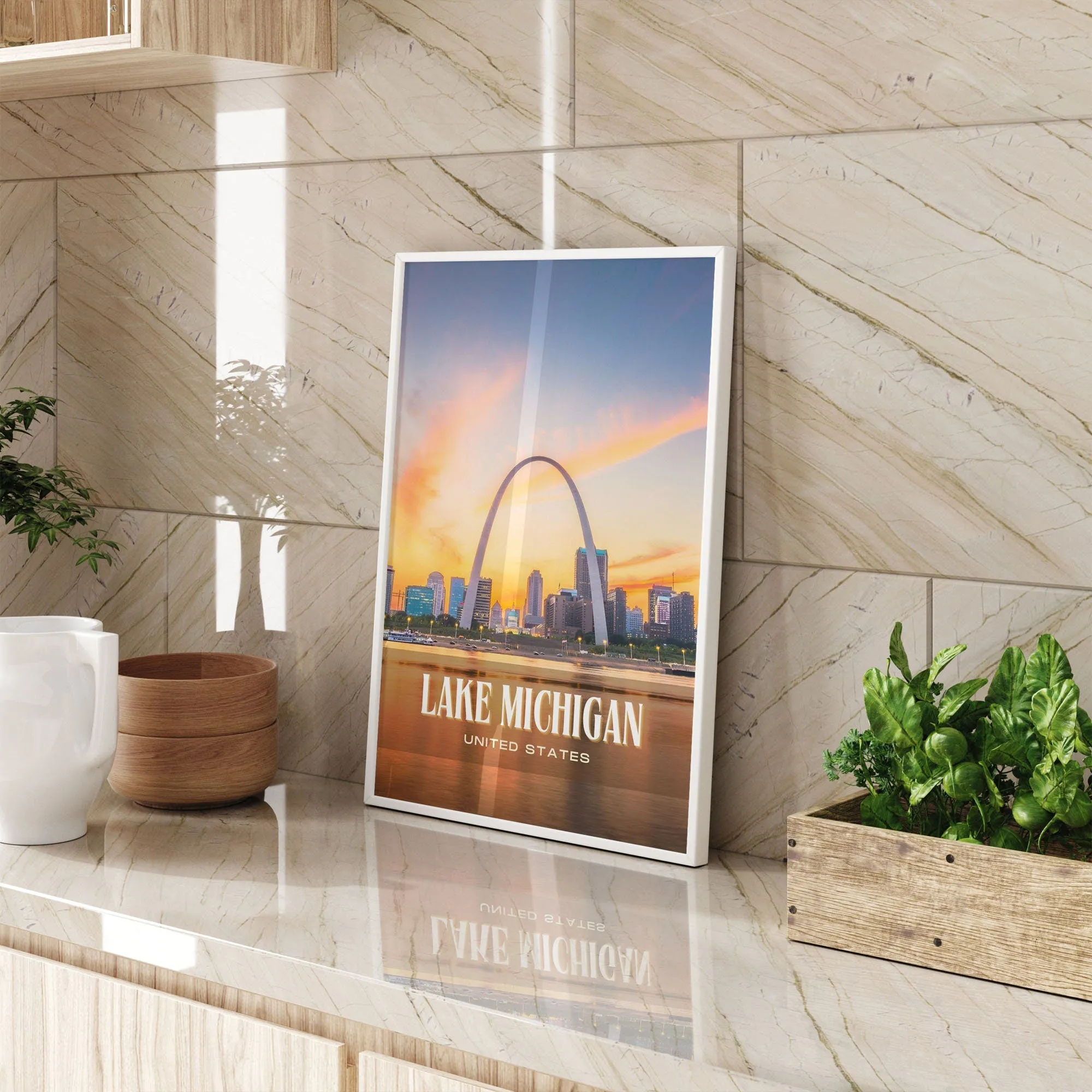 Missouri Retro Wall Art, USA