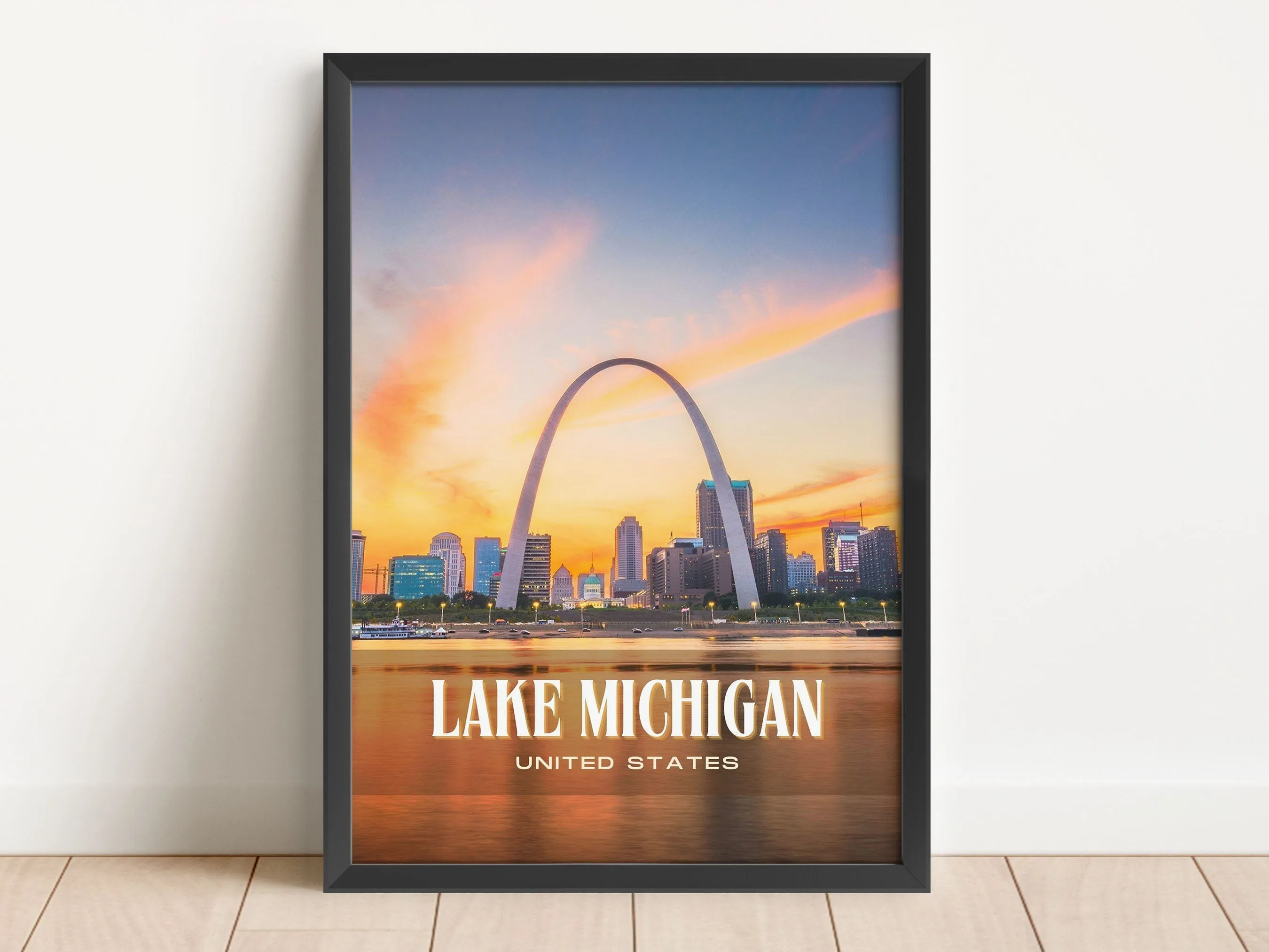 Missouri Retro Wall Art, USA