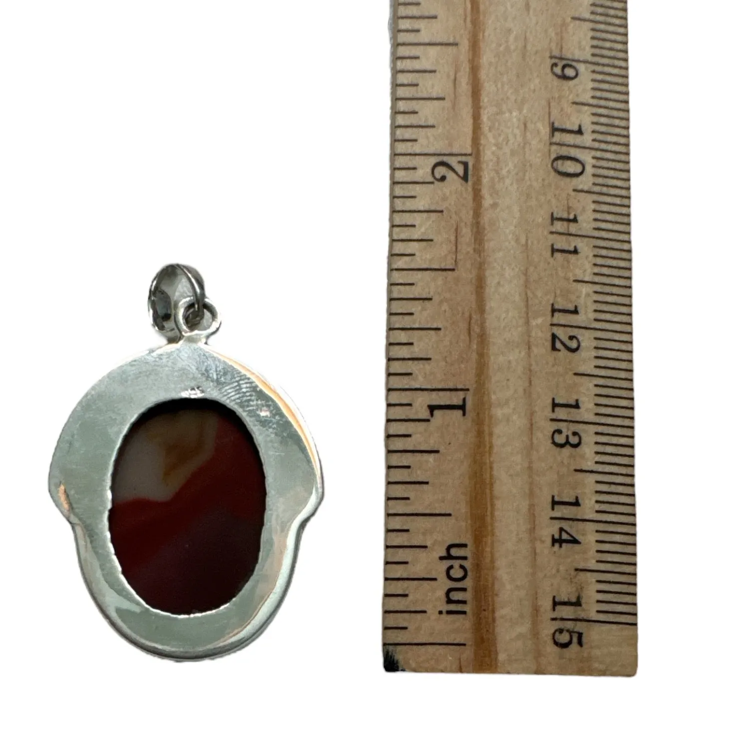 Mookaite Jasper Solid 925 Sterling Silver Pendant