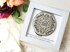 Mother and Son Extra Large Compact Mirror