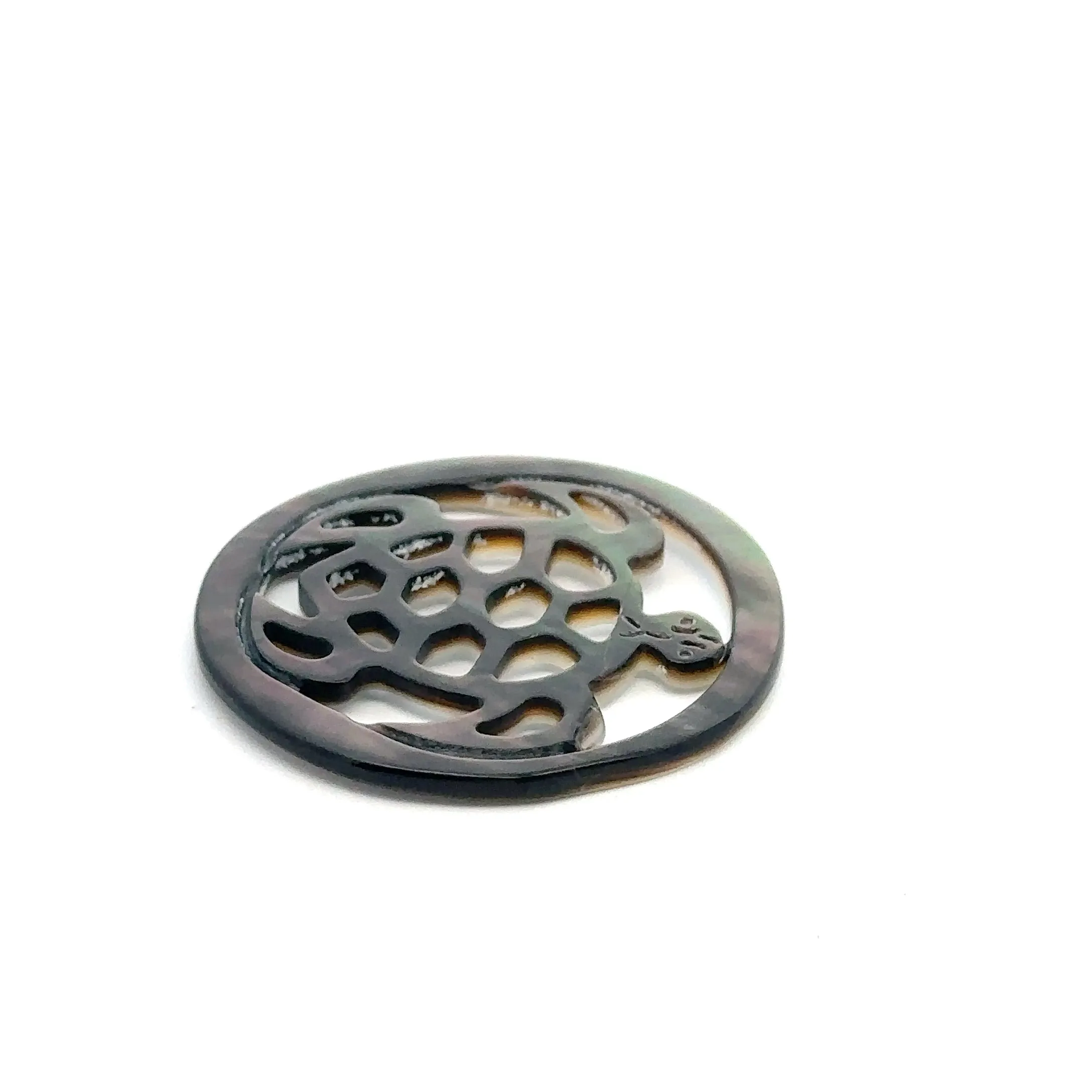 Mother Of Pearl Enclosed Turtle Sku#M376