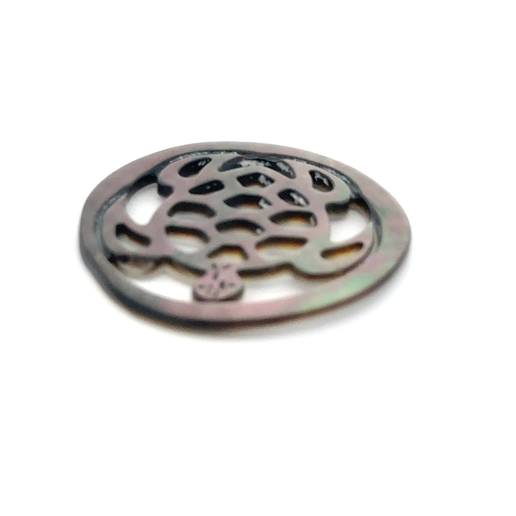 Mother Of Pearl Enclosed Turtle Sku#M376