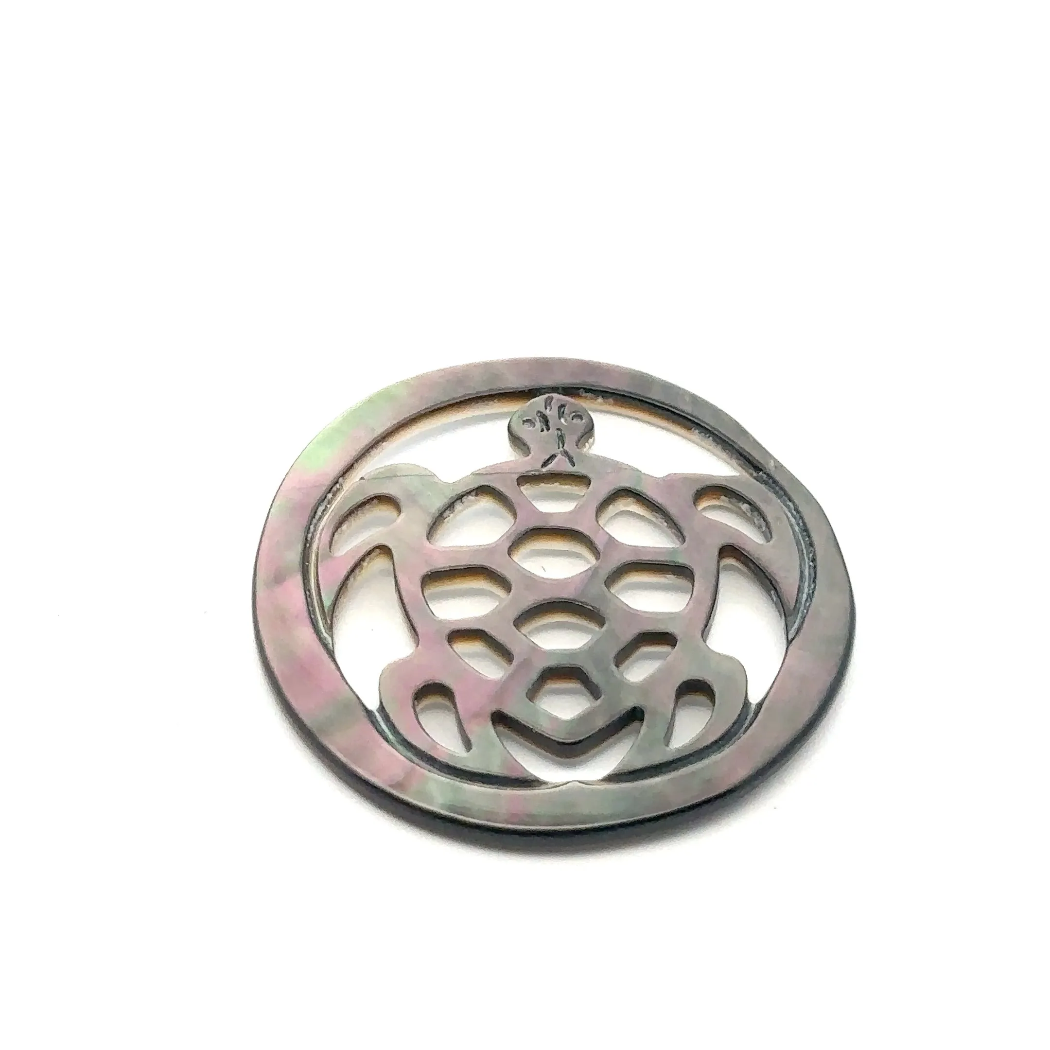 Mother Of Pearl Enclosed Turtle Sku#M376