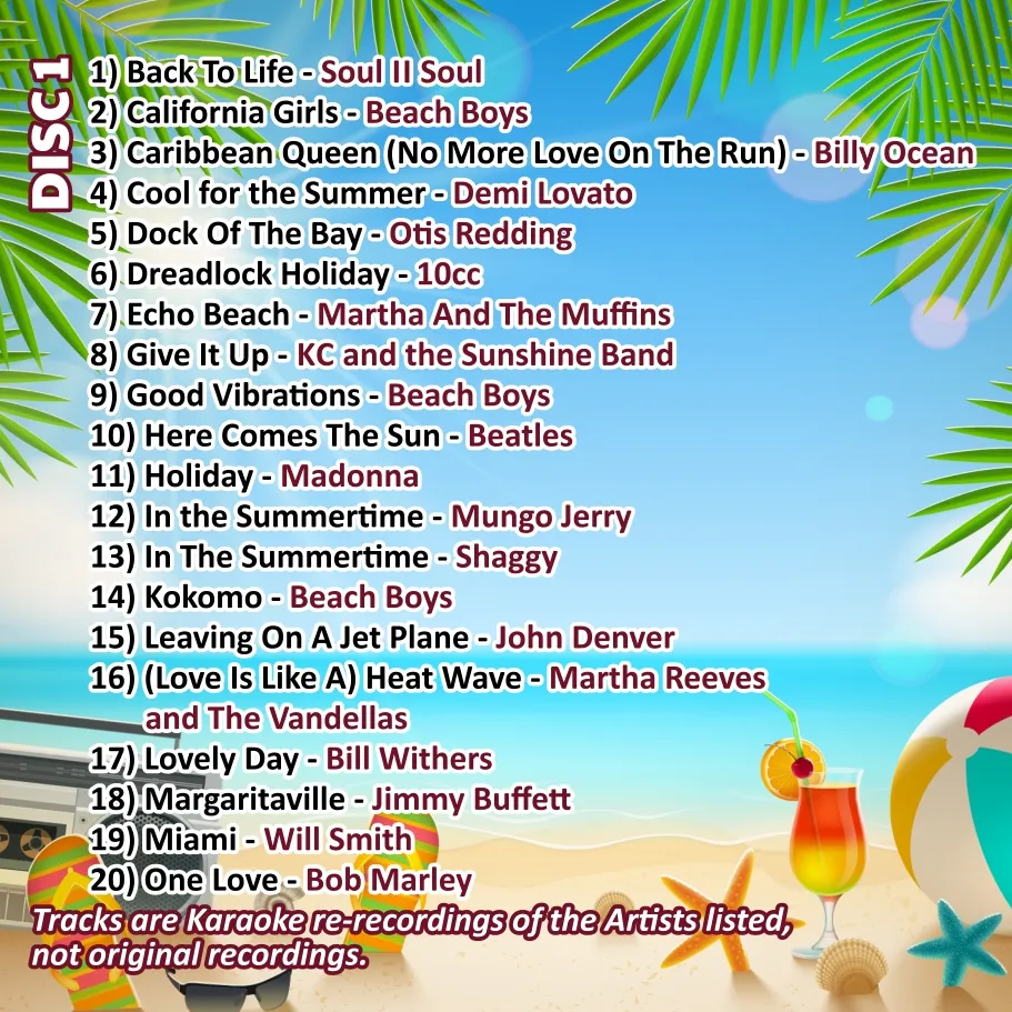 Mr Entertainer Big Karaoke Hits of Summer Party