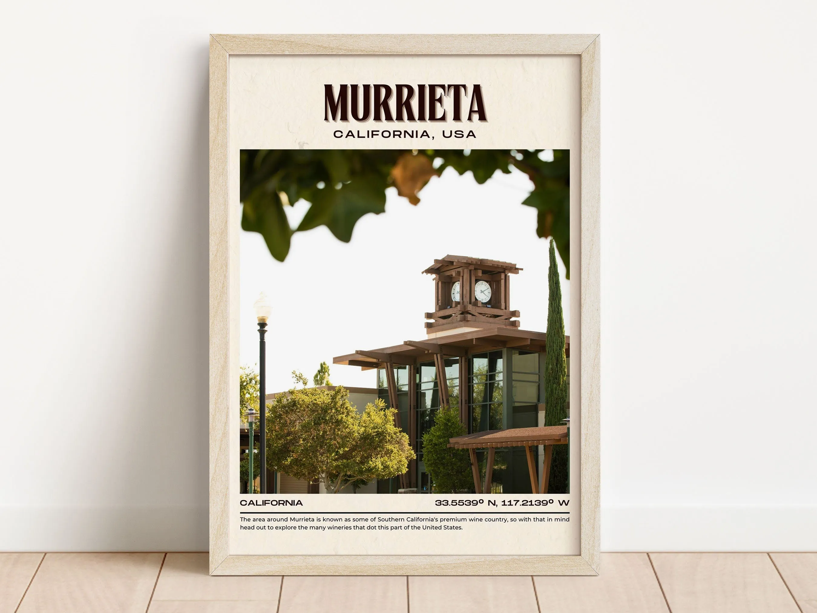Murrieta Vintage Wall Art, California, USA