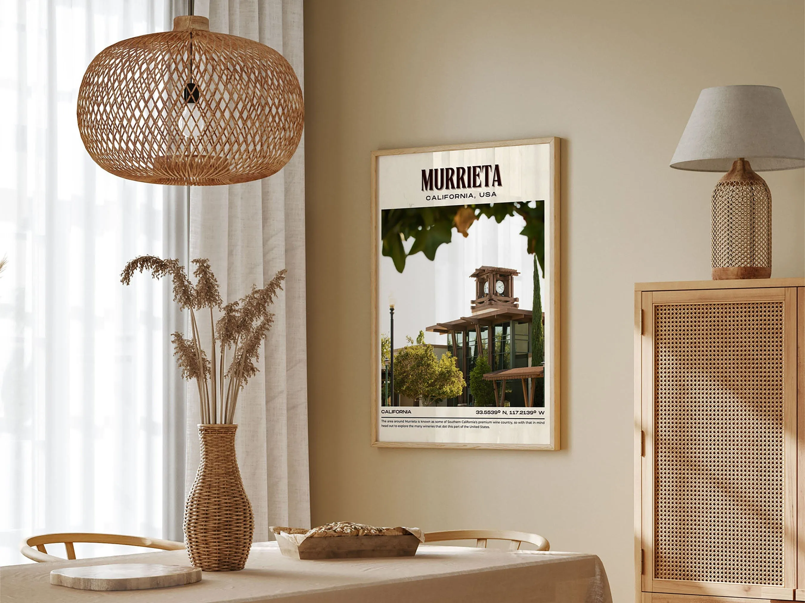 Murrieta Vintage Wall Art, California, USA