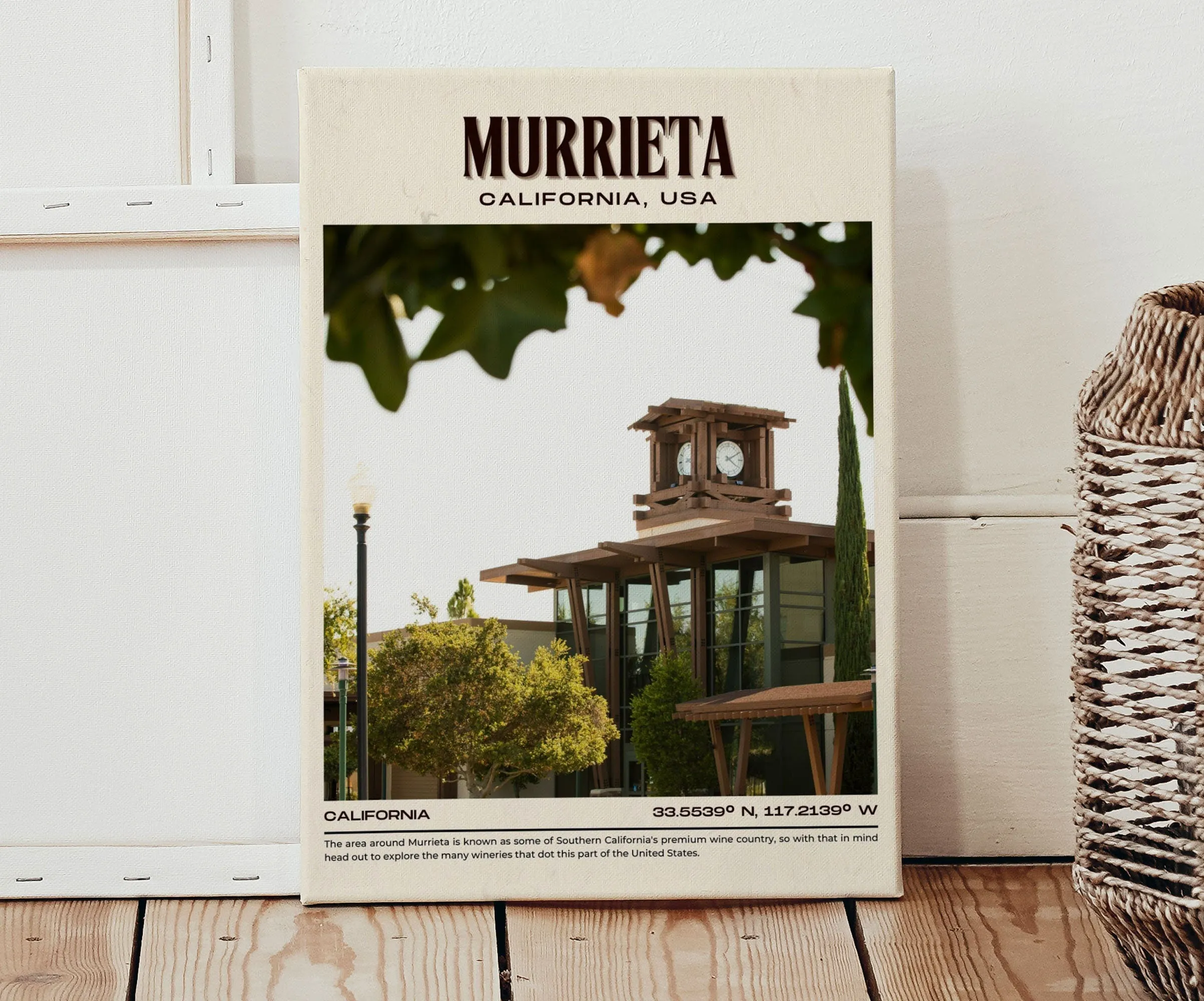 Murrieta Vintage Wall Art, California, USA